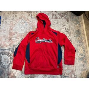 Nike St. Louis Cardinals Red Blue Hoodie Sweatshirt, Kids Sz XL